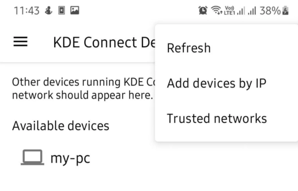 KDE Connect