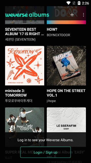 WeverseAlbums
