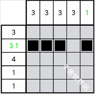 以数织图nonogram