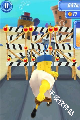 海绵宝宝跑跑海绵