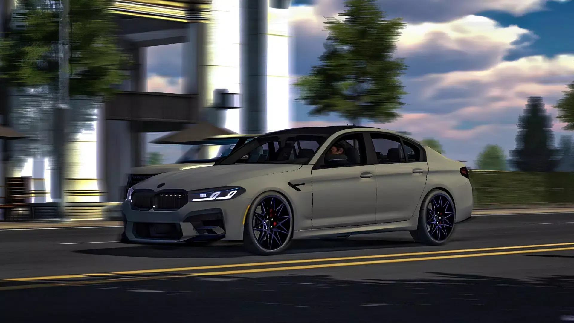 手动停车场国风模组