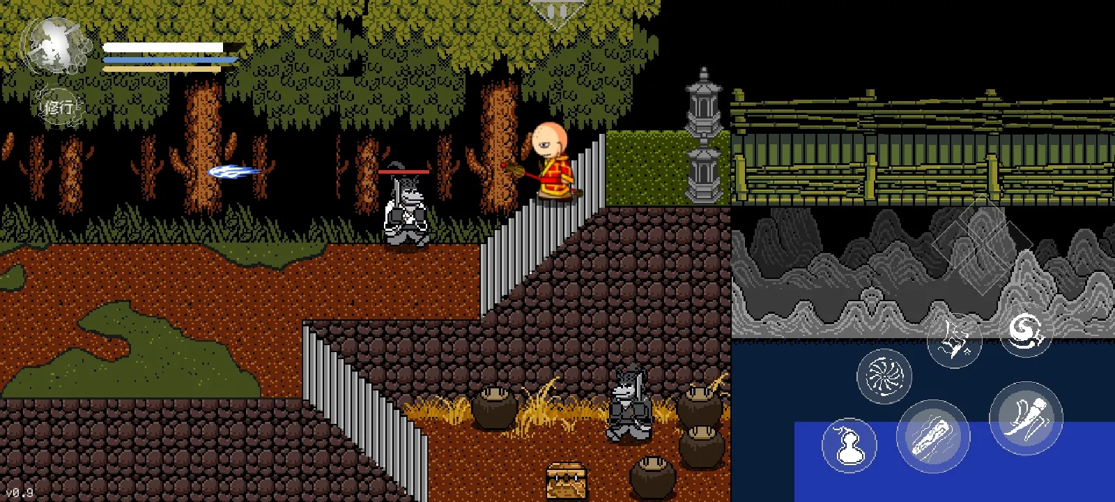 黑神话悟空像素版唐三葬模组