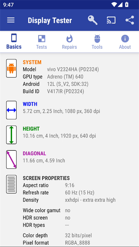 Display Tester