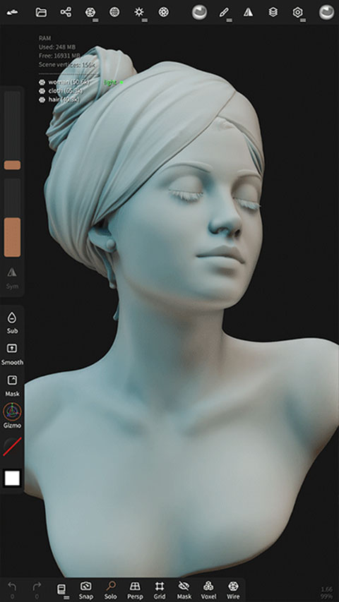 Nomad Sculpt 3D建模截图4