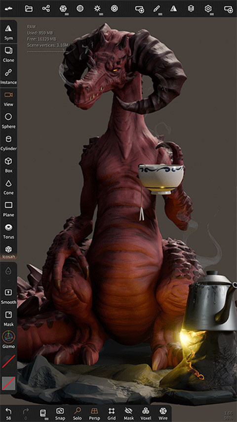 Nomad Sculpt 3D建模截图2