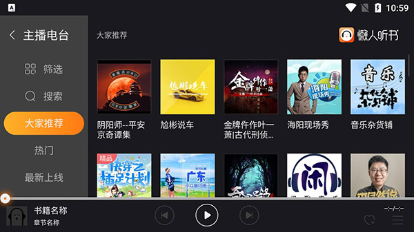 懒人听书车机版截图3