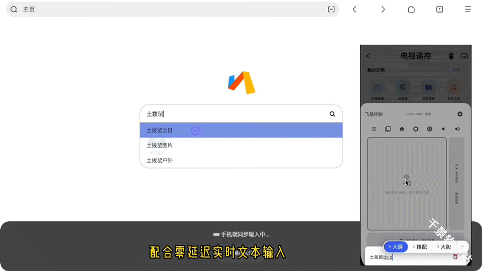 土拨鼠遥控