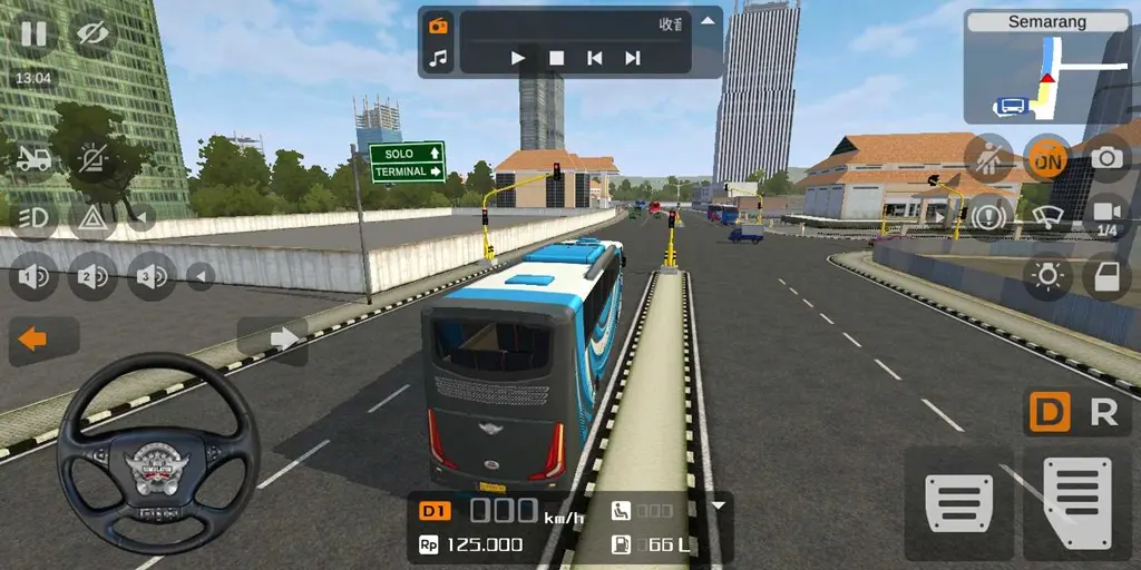 印尼巴士模拟器汉化版截图1